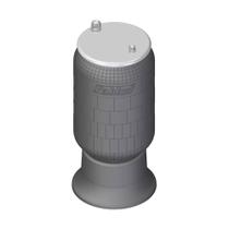 Fole Pneumático Suspensão Eixo Carreta Implementos HBZ