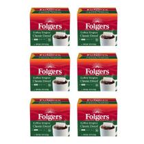 Folgers Coffee Singles Café Descafeinado Torra Média 114 sachês Folgers Coffee Singles Café Descafeinado Torra Média 114 sachês