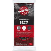 Folha de Acabamento SCOTCH-BRITE Grossa 2 Peças 110 X 225MM