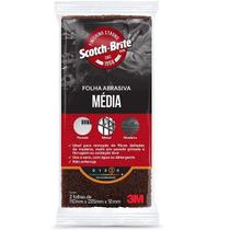 Folha de Acabamento SCOTCH-BRITE Media 2 Peças 110 X 225MM