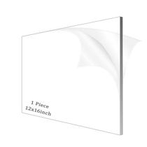 Folha de acrílico ADTDA Clear Plexiglass com 6 mm de espessura (30x40 cm)