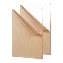 Folha de acrílico KAITELA Clear 30 x 40 cm, 6 mm de espessura, pacote com 2
