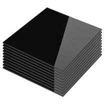 Folha de acrílico KAITELA preta 30x30cm 3mm de espessura Pacote com 10