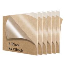 Folha de acrílico Lesnlok, acrílico transparente de 3 mm de espessura, 8 x 12 polegadas, 6 unidades Folha de acrílico Lesnlok, acrílico transparente de 3 mm de espessura, 8 x 12 polegadas, 6 unidades