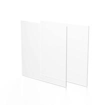 Folha de acrílico plexiglass de plástico Fab Glass & Mirror Clear 3mm