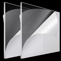 Folha de acrílico Roowest 60,96 x 91,5 cm, 6 mm de espessura, transparente (2 unidades)