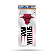 Folha de adesivos Rico Industries NBA Chicago Bulls Double Up