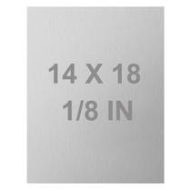 Folha de alumínio Lswteiz 6061 T651 14x18x3mm (0,125') com filme