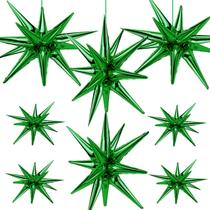 Folha de alumínio Star Balloons Cadeya Huge Green Explosion, 8 unidades