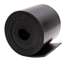 Folha de borracha RAPOLL Neoprene Sólida com 3 mm de espessura, 15 cm de largura x 3 m de comprimento