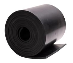 Folha de borracha RAPOLL Neoprene Sólida com 3 mm de espessura, 15 cm de largura x 3 m de comprimento