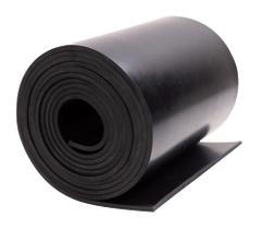 Folha de borracha RAPOLL Neoprene Sólida com 3 mm de espessura, 20 cm de largura x 3 m de comprimento