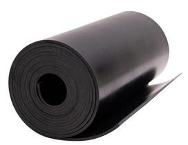 Folha de borracha RAPOLL Neoprene Sólida com 3 mm de espessura, 25 cm de largura x 3 m de comprimento
