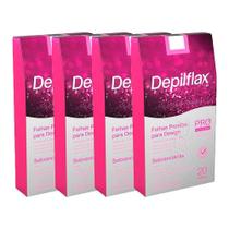 Folha De Cera Fria Kit 80un Prontas Depilação Facial Design Sobrancelhas Rosa Modelagem Depilflax Folha De Cera Fria Kit 80un Prontas Depilação Facial Design Sobrancelhas Rosa Modelagem Depilflax