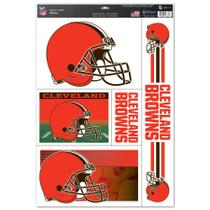Folha de decalque Wincraft NFL Cleveland Browns Ultra 11x17 Folha de decalque Wincraft NFL Cleveland Browns Ultra 11x17