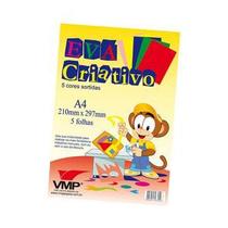 Folha De E.V.A. Criativo VMP Cores Sortidas A4 C/5 Fls