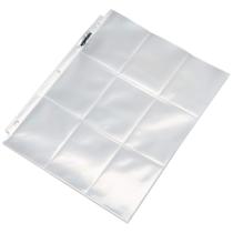Folha de fichário para protetores de cartão Amazon Basics 9 Sleeve x500