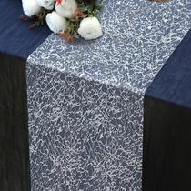 Folha de glitter metálica Table Runner Snowkingdom Silver de 7,3 m Folha de glitter metálica Table Runner Snowkingdom Silver de 7,3 m
