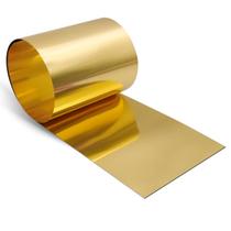 Folha de latão Roll Uxney Gold Foil 100 cm x 20 cm x 0,4 mm Artesanato