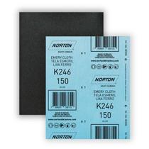 Folha de Lixa Ferro/Pano Grão 150 Norton K246 Folha de Lixa Ferro/Pano Grão 150 Norton K246