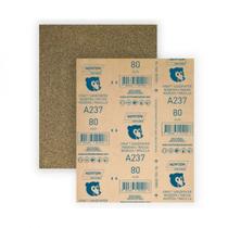 Folha de lixa para madeira e massa 225 x 275 mm - A237 (80)