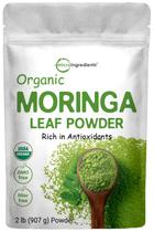 Folha de Moringa Oleifera orgânica em pó de 2 kg rica em antioxidantes Folha de Moringa Oleifera orgânica em pó de 2 kg rica em antioxidantes