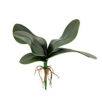 Folha De Orquídea Com Raiz 30X10Cm Planta Artificial - Inigual