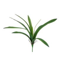 Folha de Orquídea Real Toque Verde Artificial Permanente Florarte 66cm Folha de Orquídea Real Toque Verde Artificial Permanente Florarte 66cm