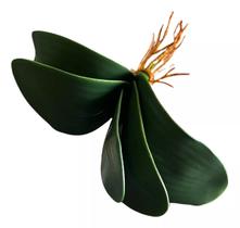 Folha De Orquídea Siliconada Artificial