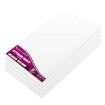 Folha de plástico de poliestireno branco de mega formato 6x12 pol. (0,5 mm)