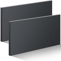 Folha de plástico Frienda HDPE 1,27 cm de espessura 30,5 x 15 cm preta 2 unidades Folha de plástico Frienda HDPE 1,27 cm de espessura 30,5 x 15 cm preta 2 unidades