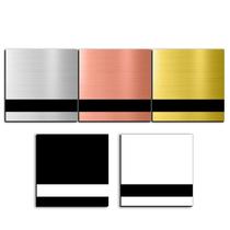 Folha de plástico para gravação a laser Bocolon, dupla cor, ABS, 5 unidades