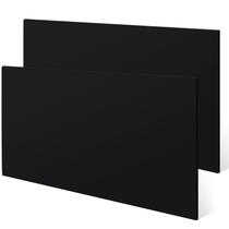 Folha de plástico Sasylvia HDPE 1,27 cm de espessura 20,3 x 10,16 cm preta x2 Folha de plástico Sasylvia HDPE 1,27 cm de espessura 20,3 x 10,16 cm preta x2