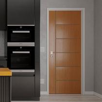 Folha de Porta de Madeira 210x80cm Espessura 3,5cm Mso Eucaplac Frisada Elegance Eucatex Folha de Porta de Madeira 210x80cm Espessura 3,5cm Mso Eucaplac Frisada Elegance Eucatex