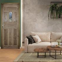 Folha de Porta de Madeira 210x82cm Postigo Eco Uniportas Folha de Porta de Madeira 210x82cm Postigo Eco Uniportas