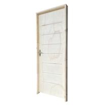Folha de Porta de Madeira 210x90cm Cristal Amescla Uniportas