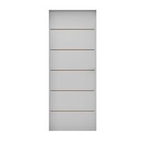 Folha de Porta de Madeira 210x92cm Espessura 3,5cm MMC Eucaplac Frisada Residence Eucatex