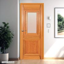 Folha de Porta de Madeira Maciça Tauari 210x80x3,3 Moldura e Detalhes Grade Jomadi Folha de Porta de Madeira Maciça Tauari 210x80x3,3 Moldura e Detalhes Grade Jomadi