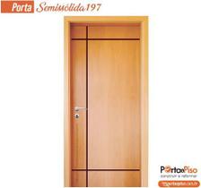 Folha de Porta Frisada HDF Modelo 197 Mapaf Folha de Porta Frisada HDF Modelo 197 Mapaf
