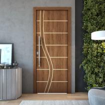 Folha de Porta Frisada R70SS 210x80cm 35mm Reforço Fechadura