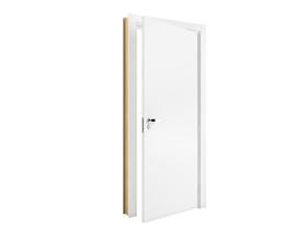 Folha de Porta Lisa Madeira Colmeia Fundo Primer Branco 210x80x3,5cm Starndard