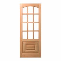 Folha de Porta Maciça 210x72cm Eucalipto Pm12 Nipônica Cruzeiro Portas