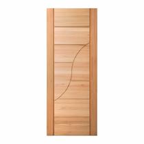 Folha de Porta Maciça 210x72cm Eucalipto Pm91 Sublime Cruzeiro Portas