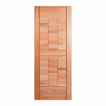 Folha de Porta Maciça 210x72cm Eucalipto Pm96 Cruzeiro Portas