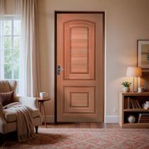 Folha de Porta Maciça 210x80cm Eucalipto Pm28 Master Cruzeiro Portas