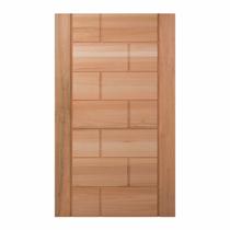 Folha de Porta Maciça em Eucalipto acabamento Natural 210x100cm PM94 Talismã Cruzeiro Portas