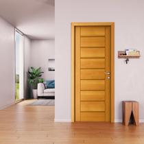 Folha de Porta Regencia Maciça Angelim Pedra 210x80cm Marrom Esquadrias Bassani