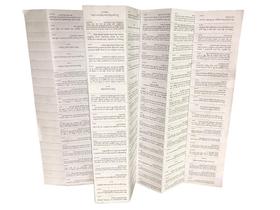 Folha de Promessas Picotada - 1500 Unidades - Papel Offset 115g