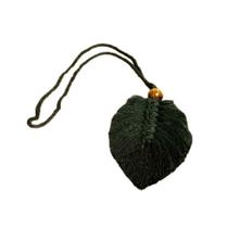 Folha de Tassel Macramê - Preto - 1 unidade - Rizzo