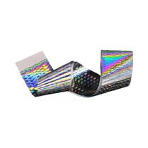 Folha De Transferência Holográfica Com Efeito Escama De Peixe 4X50CM Para Nail Art DIY, Decalques